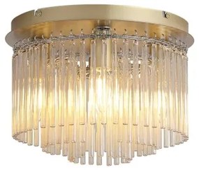 Searchlight 55620-320CP - Plafoniera SWIZZLE 5x E14/60W/230V, Ø 32 cm, dorata