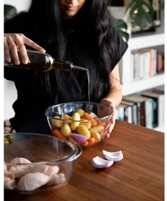 Pirofila da forno con coperchio PYREX 1,3 l