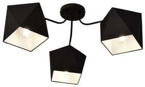 Lampadario ADAMANT 3xE27/15W/230V nero