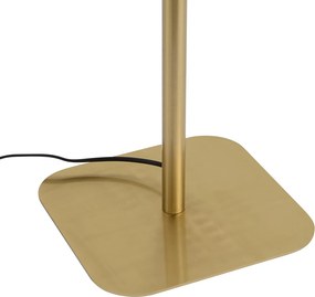 Lampada da terra moderna in ottone con LED dimmerabile - Divana