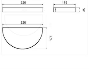 Olivia Led Bidirezionale 15W 3000°K