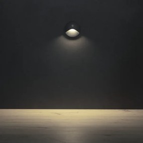 Kanlux 39137 - Lampada LED da gradino con sensore EXIN 2,5W/230V 4000K IP65, finitura antracite, forma rotonda