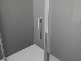 Mexen Exo-BR cabina doccia a battente 90 x 90 cm, trasparente, cromato - 8181-090-090-01-00