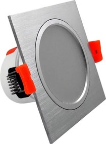 Lampada LED da incasso VENUS LED/7W/230V argento squadrato