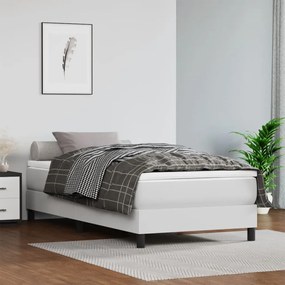 Materasso A Molle Bianco 120x190x20 Cm İn Similpelle /