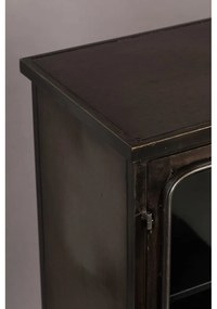 Vetrina nera in metallo 60x100x35 cm Denza – Dutchbone