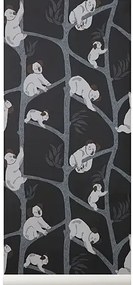 Ferm Living Carta da parati Koala - Dunkel Grün
