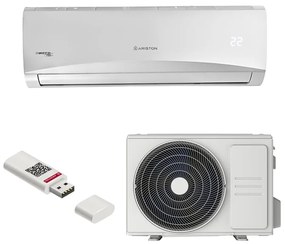 Condizionatore a muro monosplit inverter ARISTON PRIOS wifi 9000 BTU classe raffreddamento A++, classe di riscaldamento A+, bianco