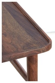 Consolle in acacia massiccia marrone 30x140 cm Qiano - Light &amp; Living