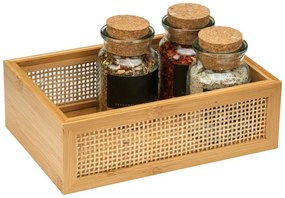 Organizzatore da bagno in bambù , 22 x 7 cm Allegre - Wenko