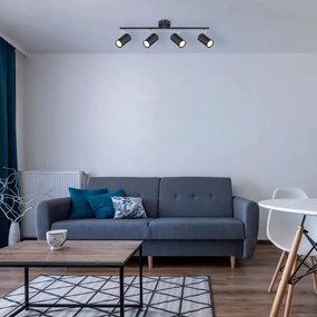 Globo 57914-4 - Faretto ALLVI 4xGU10/25W/230V nero