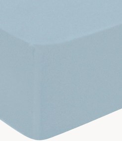 Lenzuolo con angoli boxspring in raso di cotone Uni