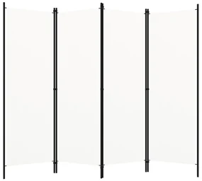 Paravento A 5 Pannelli Bianco 200x180 Cm /