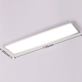 Arcchio Lysander pannello LED 119cm 36W argento