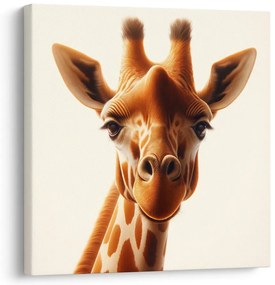 Quadro su tela – Sguardo dettagliato della giraffa