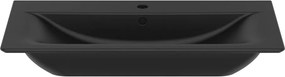 Lavabo nero opaco in ceramica 84x46 cm Silk Black - Ideal Standard