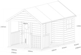 SKY - casetta in legno per bambini