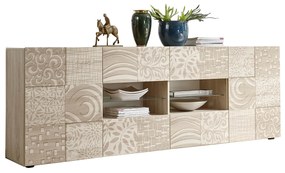 MORI - madia di design moderno 2 ante e 4 cassetti