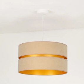 Duolla - Lampadario a sospensione con filo DUO 1xE27/15W/230V diametro 40 cm beige