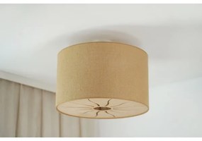 Brilagi - Lampadario a plafone COUNTRY ROLLER 1xE27/15W/230V diametro 45 cm beige