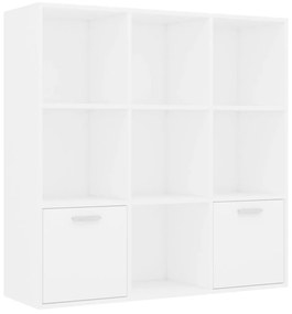 Libreria bianca 98x30x98 cm in truciolato