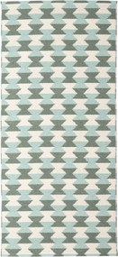 Passatoia da interno/esterno verde/turchese 70x160 cm Dana Army – Pappelina