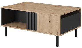 Tavolino da caffè BADIA rovere/antracite