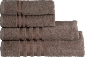 Asciugamano tipo terry marrone in cotone 30x50 cm Simple – Casa Selección