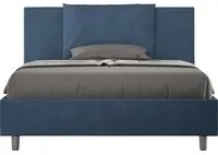 Letto Matrimoniale Francese 140x200 cm Senza Rete Antea Blu