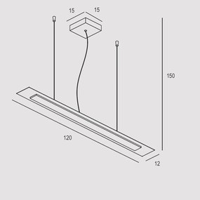 Plafoniera Contemporanea Pixel Metallo Foglia Rame Led 12-43W