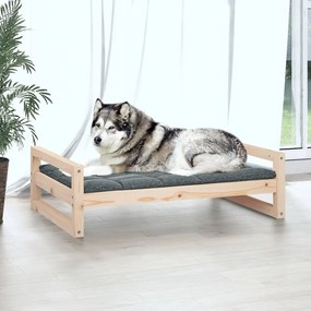 Cuccia per cani 105,5x75,5x28 cm in legno massello di pino