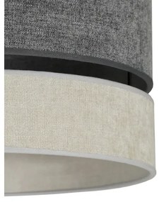 Duolla - Lampadario a sospensione con filo DOUBLE 1xE27/15W/230V diametro 40 cm grigio