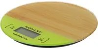 Bilancia da cucina digitale verde e bambù