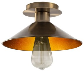 Lampada da soffitto color bronzo con paralume in metallo ø 24 cm Berceste - Opviq lights