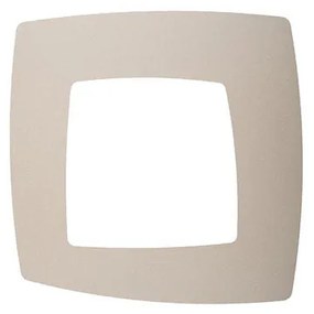 Plafoniera LED moderno Sofia, beige 32x32 cm, luce naturale NOVECENTO