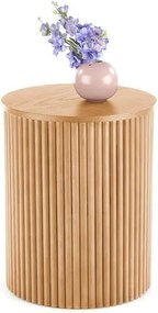 Tavolino da caffè Woody S in legno naturale - H50cm