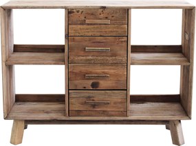PINUS - credenza con 4 cassetti
