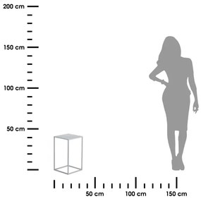 Portafiori 40x24 cm grigio