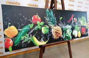 Quadro su tela – Frutta e verdura biologica