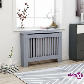 vidaXL Copertura per Radiatore Antracite 112x19x81,5 cm in MDF