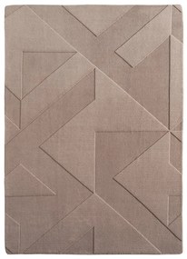 Tappeto marrone chiaro lavabile 240x340 cm Pompei 1613 – Ayyildiz Carpets