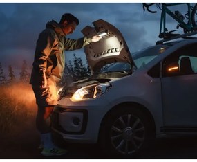 Ledlenser AF2R - Torcia da lavoro ricaricabile a LED dimmerabile, protezione IP54, 1000 lm, autonomia 50 h