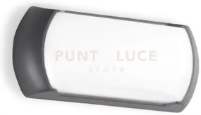 Gpl251- applique per esterni grigio antracite a led 4000k 850lm 12w...