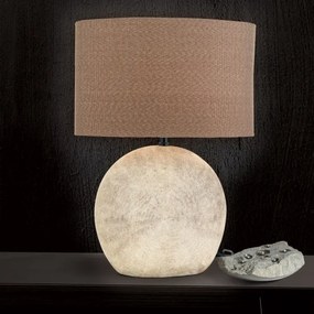 Orion LA 4-1193 - Lampada da tavolo ETHNO 1xE27/60W/230V ceramiche marrone/beige