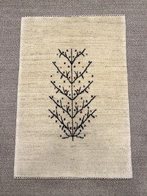 Loribaft Tappeto 60x90 Beige (Iran) Annodato A Mano