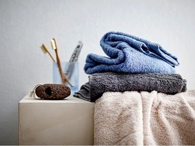 Asciugamano tipo terry grigio scuro in cotone 50x100 cm Line – Södahl