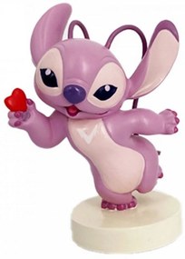 Enesco Disney Lilo & Stitch Angelo con cuore - Figura da collezione - Realizzata in resina - Intagliata e dipinta a mano