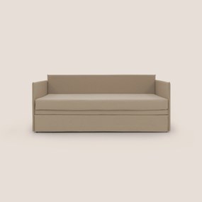 Brenta Divano duplex con doppio letto in tessuto simil cotone impermeabile T13 beige
