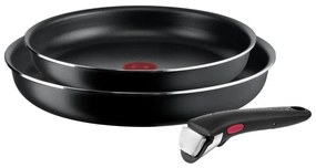 Tefal - Set di teglie 3 pz INGENIO EASY COOK &amp; CLEAN BLACK