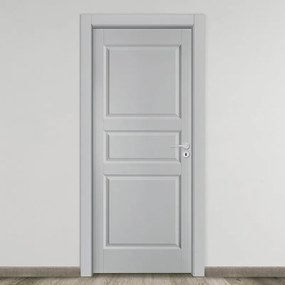 Porta battente New York grigio L 70 x H 210 cm sinistra